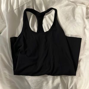 Black lululemon racer back tank